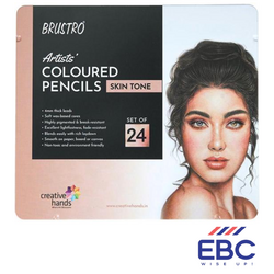 BRUSTRO Artists Coloured Pencils Set of 24 (Skin Tone) 